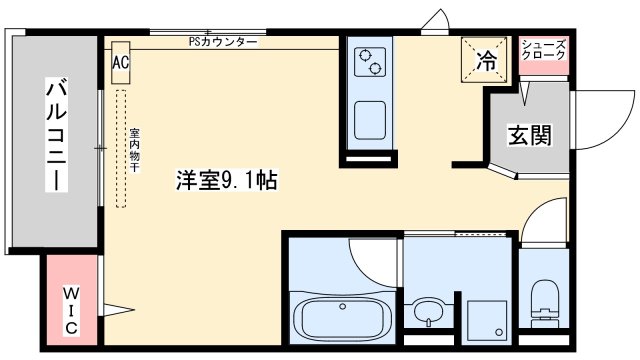 三島郡島本町桜井のアパートの間取り