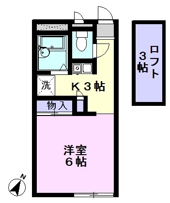 グレースマンションＢの間取り