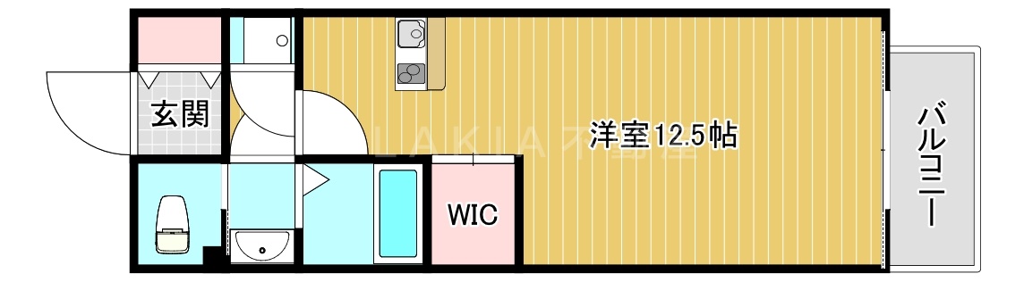 エグゼ難波東の間取り