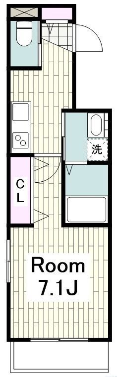 藤沢市片瀬海岸のマンションの間取り