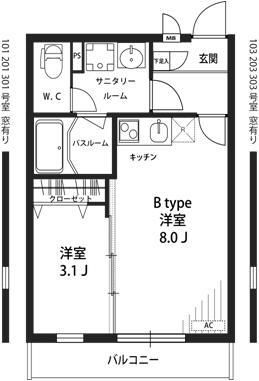 リブリ・シェルドニーの間取り