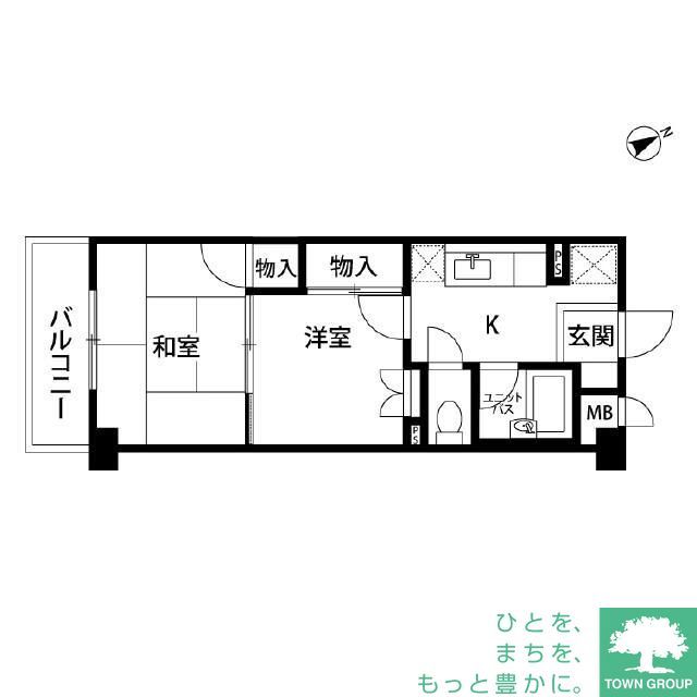 大田区上池台のマンションの間取り