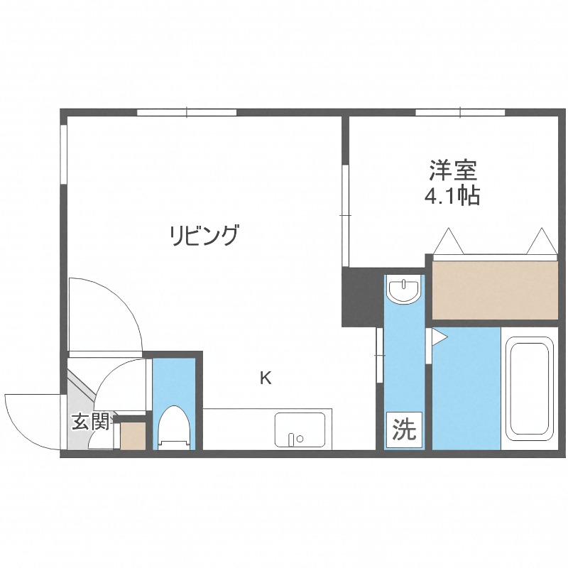 SUONO南円山の間取り