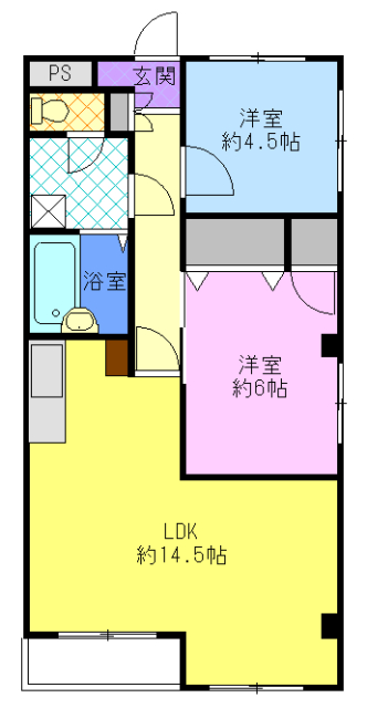 エンジェル相模台の間取り