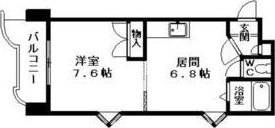 【札幌市中央区南四条東のマンションの間取り】