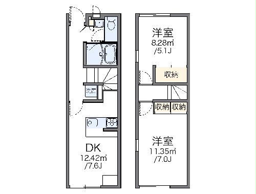 レオパレススィートの間取り