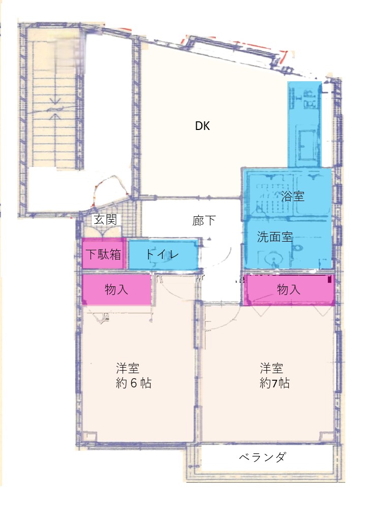 西小岩の間取り