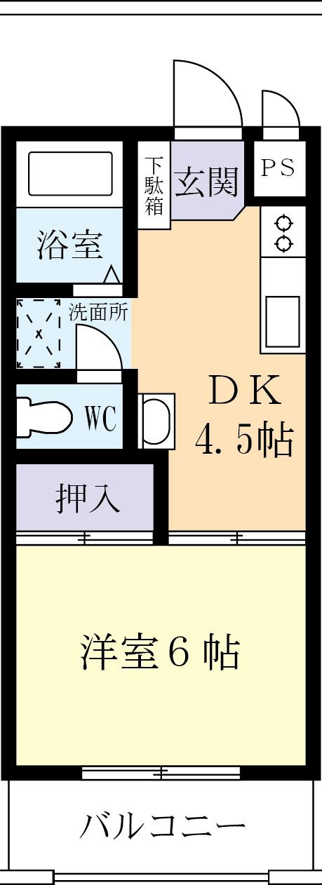 セントポーリア橋本の間取り