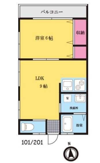 カーサ　ジョイアの間取り