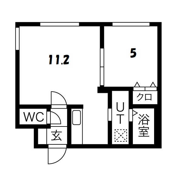 クレインMISONOの間取り