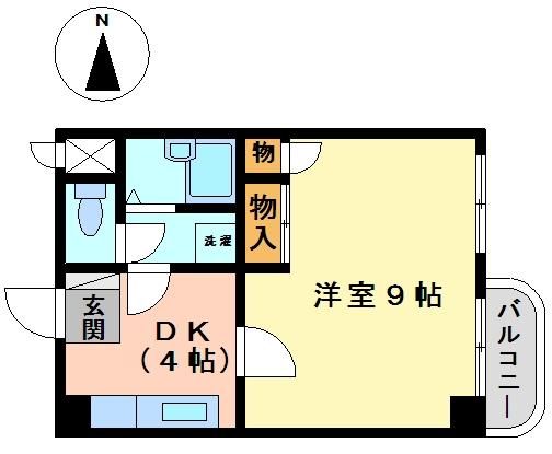 ビアンフェ　ヒデの間取り