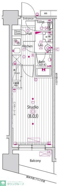 グランド・ガーラ横浜新子安の間取り