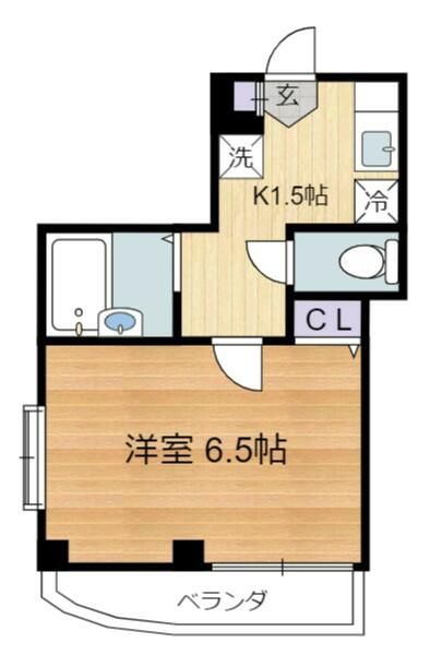 調布市飛田給のマンションの間取り