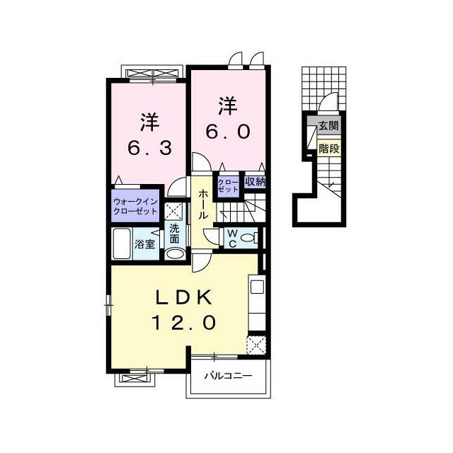 フェリーチェ・パルテンツァの間取り