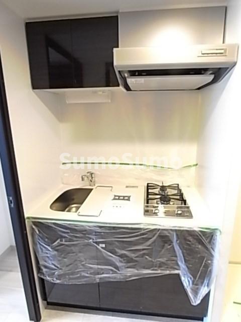 キッチン　コンパクトなキッチンで掃除もラクラク