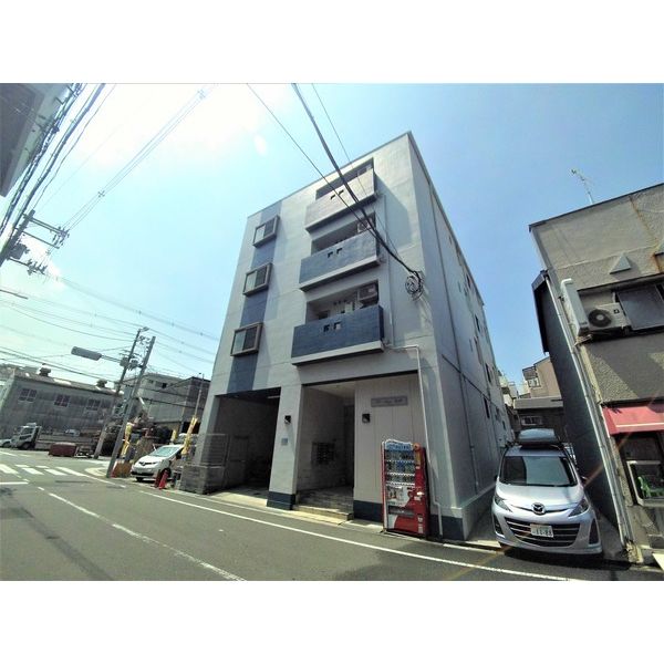 眺望　マンション前道