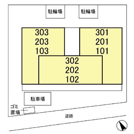その他　１階角部屋の１０２号室です