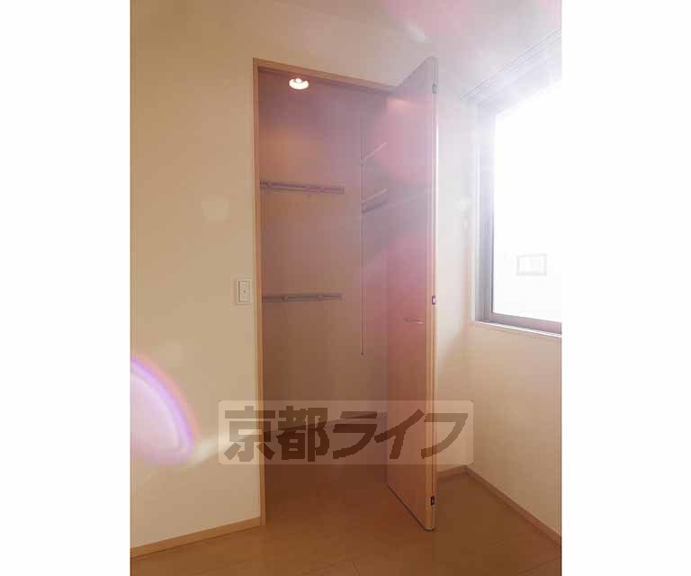 収納　ウォークインクローゼットです。