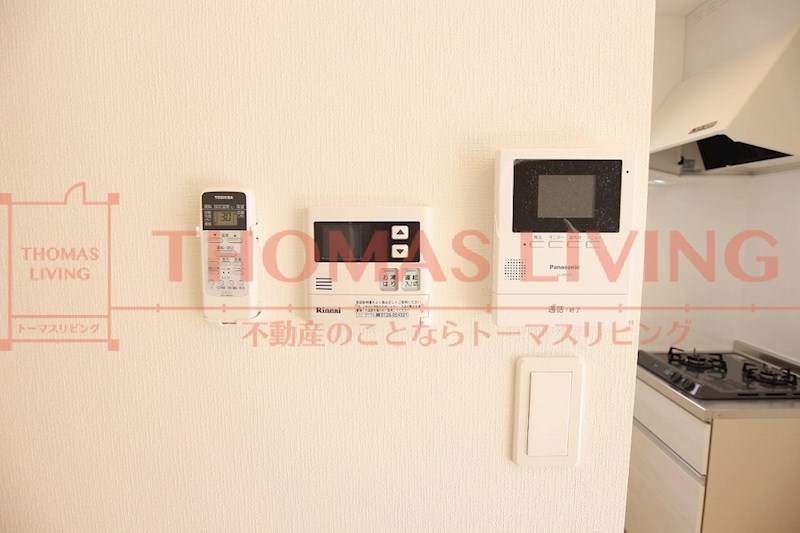 セキュリティ　モニターホンで来客の確認ができます。