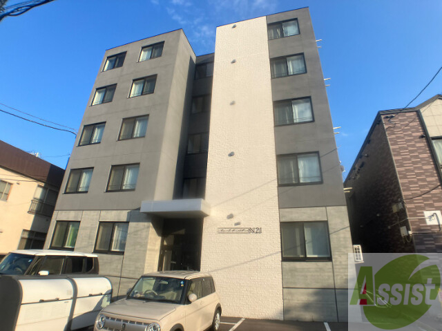 建物外観　札幌市北区北二十一条西「レブリーズザ・レジデンスＮ２１」