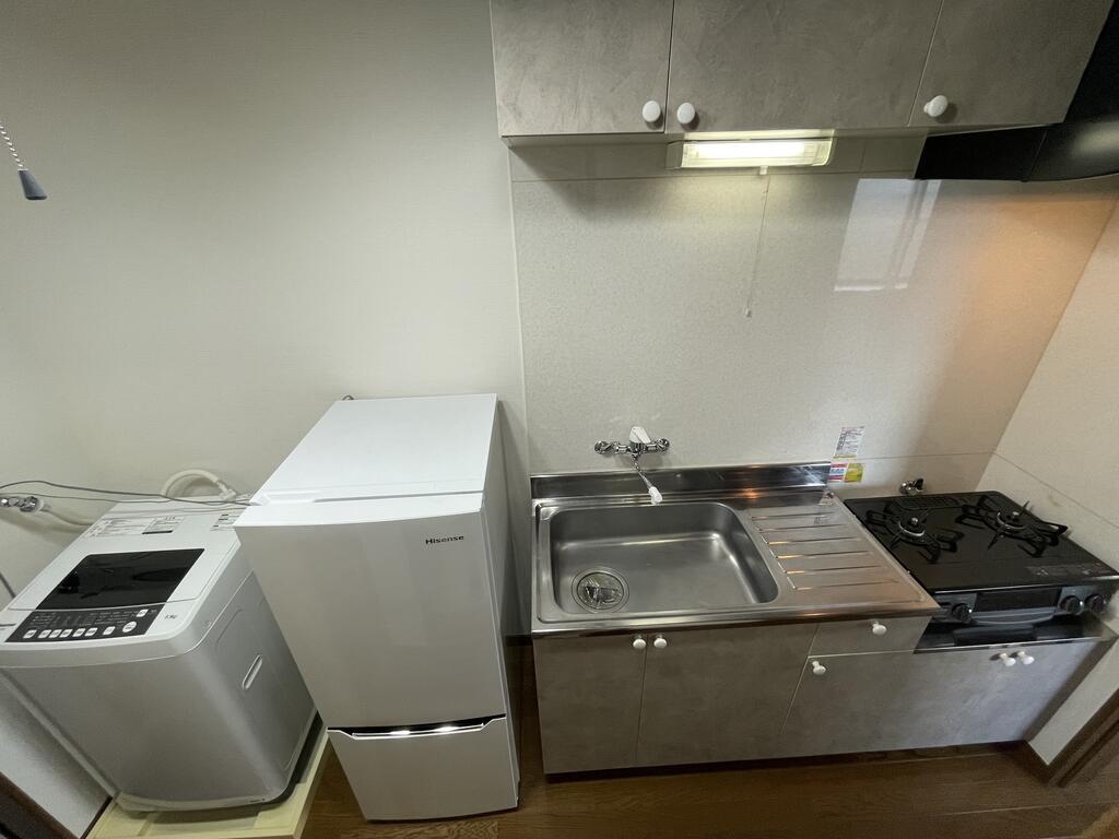 キッチン　家電付き物件です！