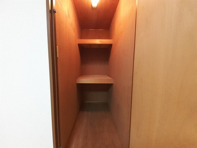 収納　たっぷりとした収納スペースです