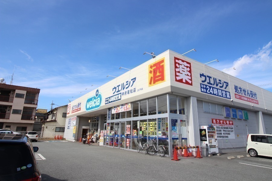 ドラックストア　ウエルシア甲府若松店（ドラッグストア）まで864m
