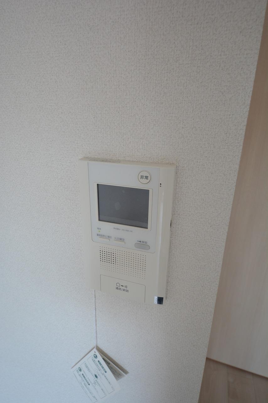 セキュリティ　プレサンス上町台リベルテ　モニター付きインターフォン