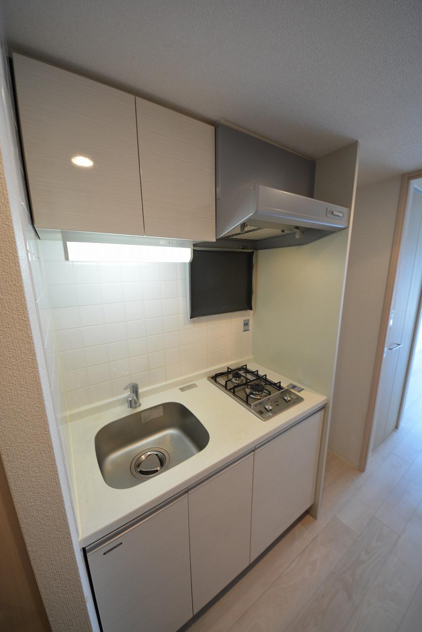 キッチン　プレサンス上町台リベルテ　2口ガスコンロ