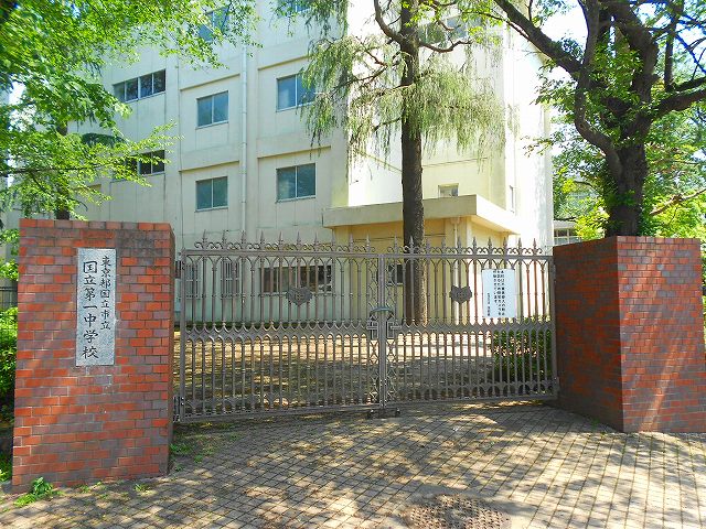 中学校　国立市立国立第一中学校（中学校）まで383m
