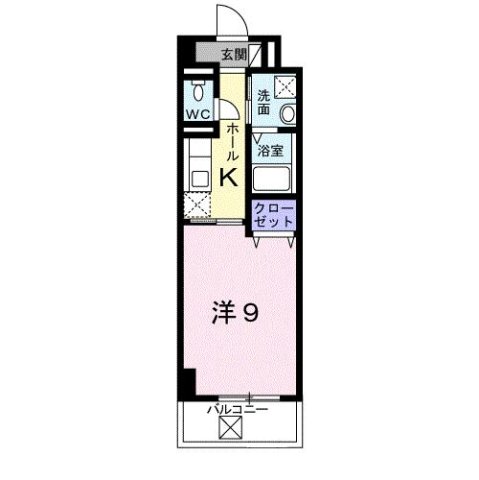 ノーサイド立葉の間取り写真
