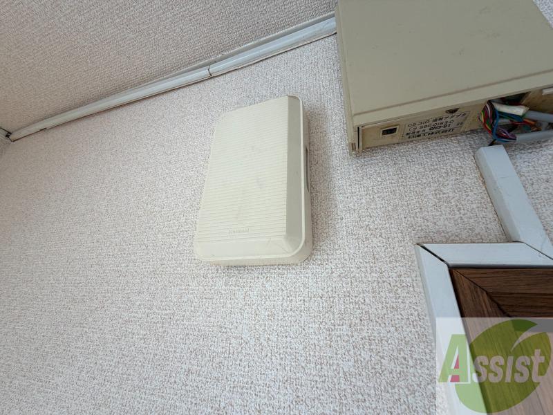 セキュリティ　来客時にはこちらのチャイムが鳴りますよ。