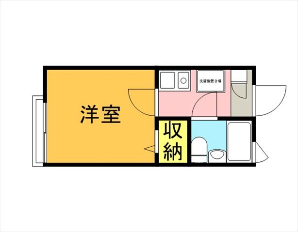 ＪＲ中央線 東小金井駅 徒歩2分 2階建 築32年の間取り写真