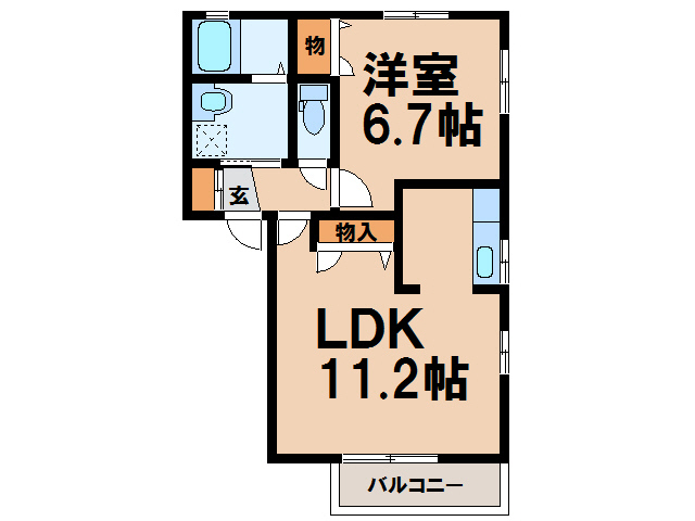 シャトーYOKOTAの間取り写真