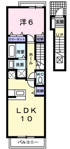 名鉄名古屋本線 名鉄岐阜駅 バス乗車時間：28分 最寄りバス停で下車 徒歩12分 2階建 築18年の間取り写真