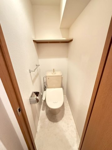 トイレ　ゆったりとした空間のトイレです