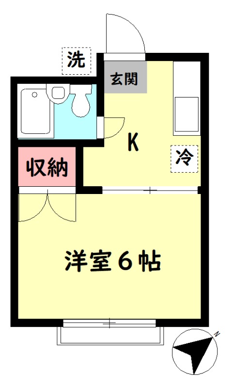 コーポ加藤の間取り写真