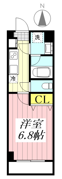 東京メトロ有楽町線 氷川台駅 徒歩6分 3階建 築22年の間取り写真