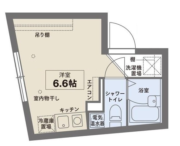 京王井の頭線 新代田駅 徒歩6分 5階建 築9年の間取り写真