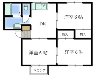 レジデンス杜南の間取り