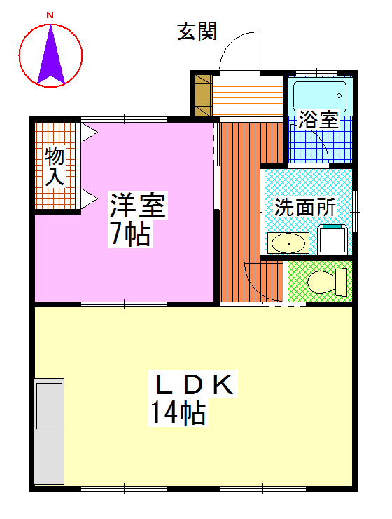 【岡山市中区乙多見のその他の間取り】