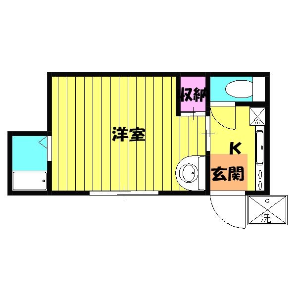 東京都足立区舎人４（アパート）の賃貸物件の間取り