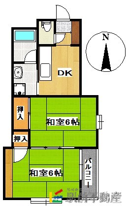 宝友コーポの間取り