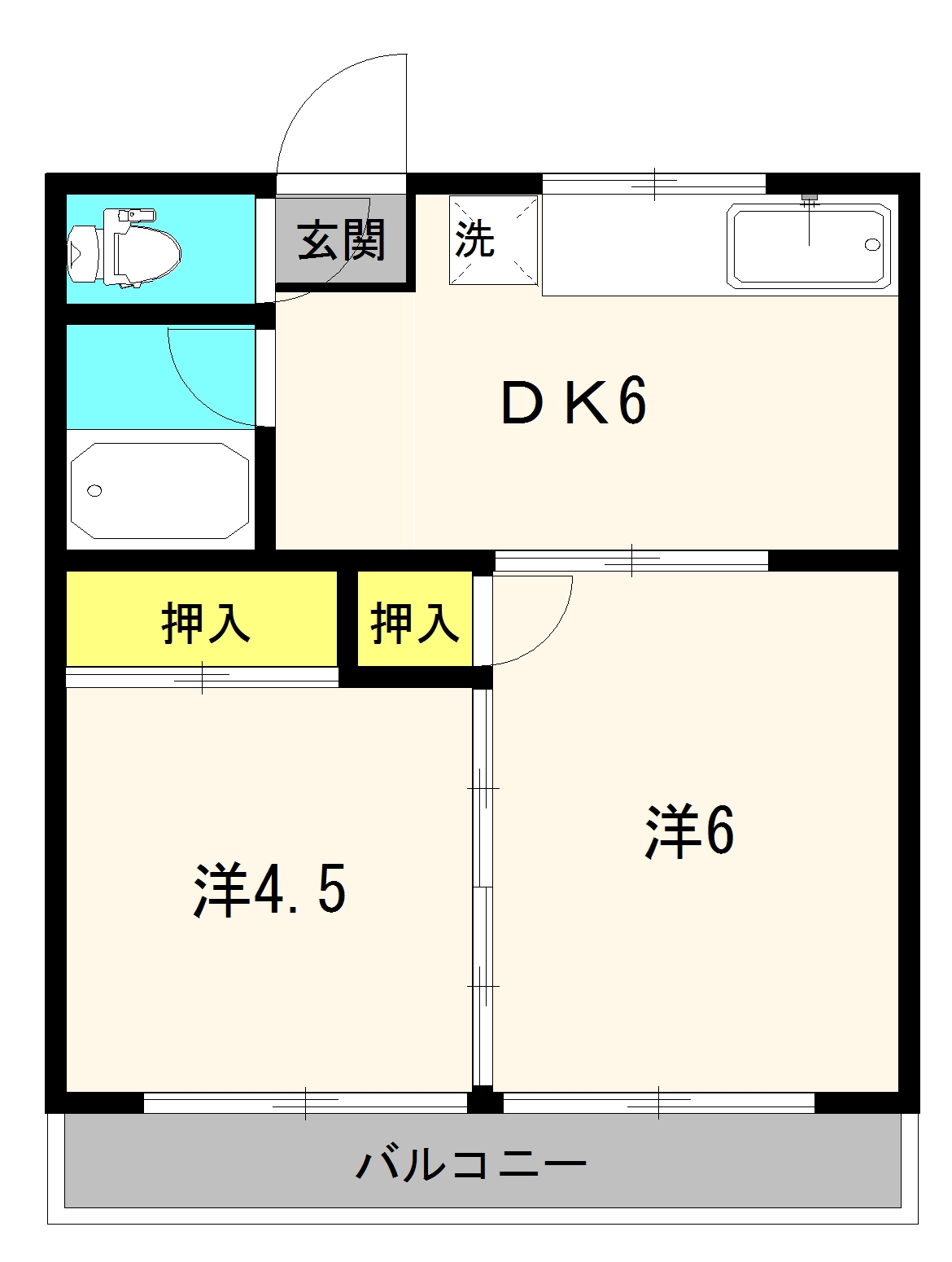 スカイヒルズ西陵の間取り