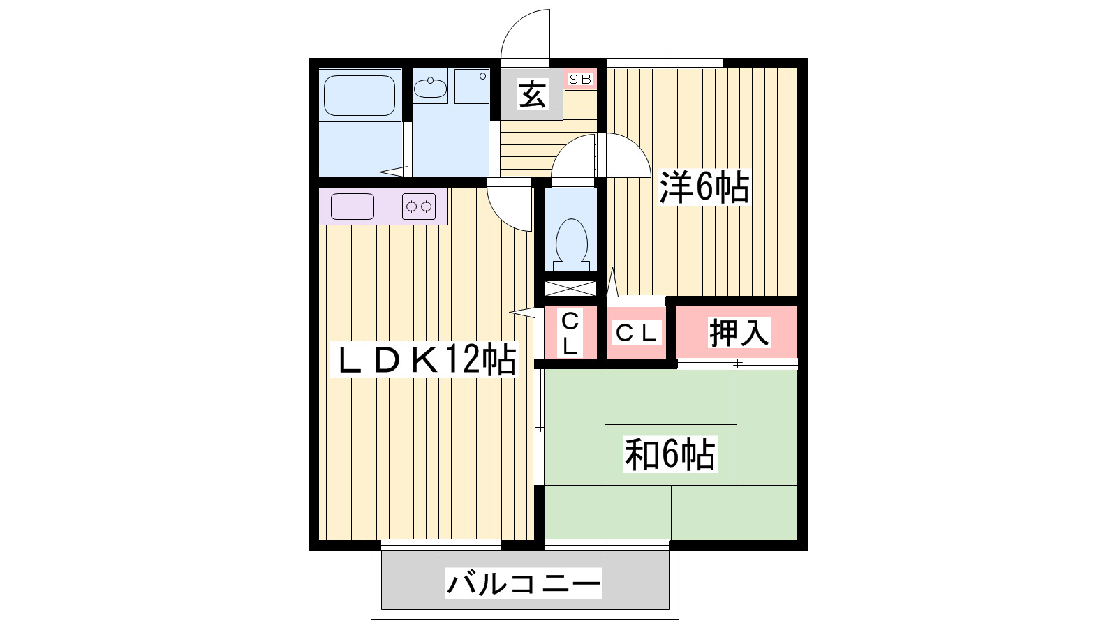 リヴェール中村の間取り