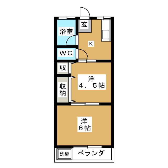 コーポ佐野の間取り