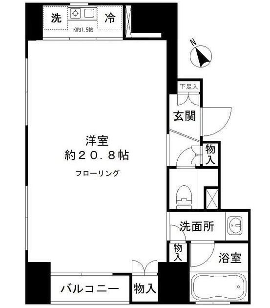 銀座パトリアタワーの間取り