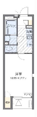 レオネクストモンロアン弘明寺の間取り