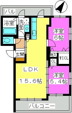 カラコレスの間取り