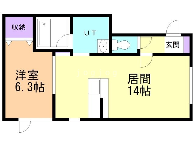 シャトレ西青山の間取り